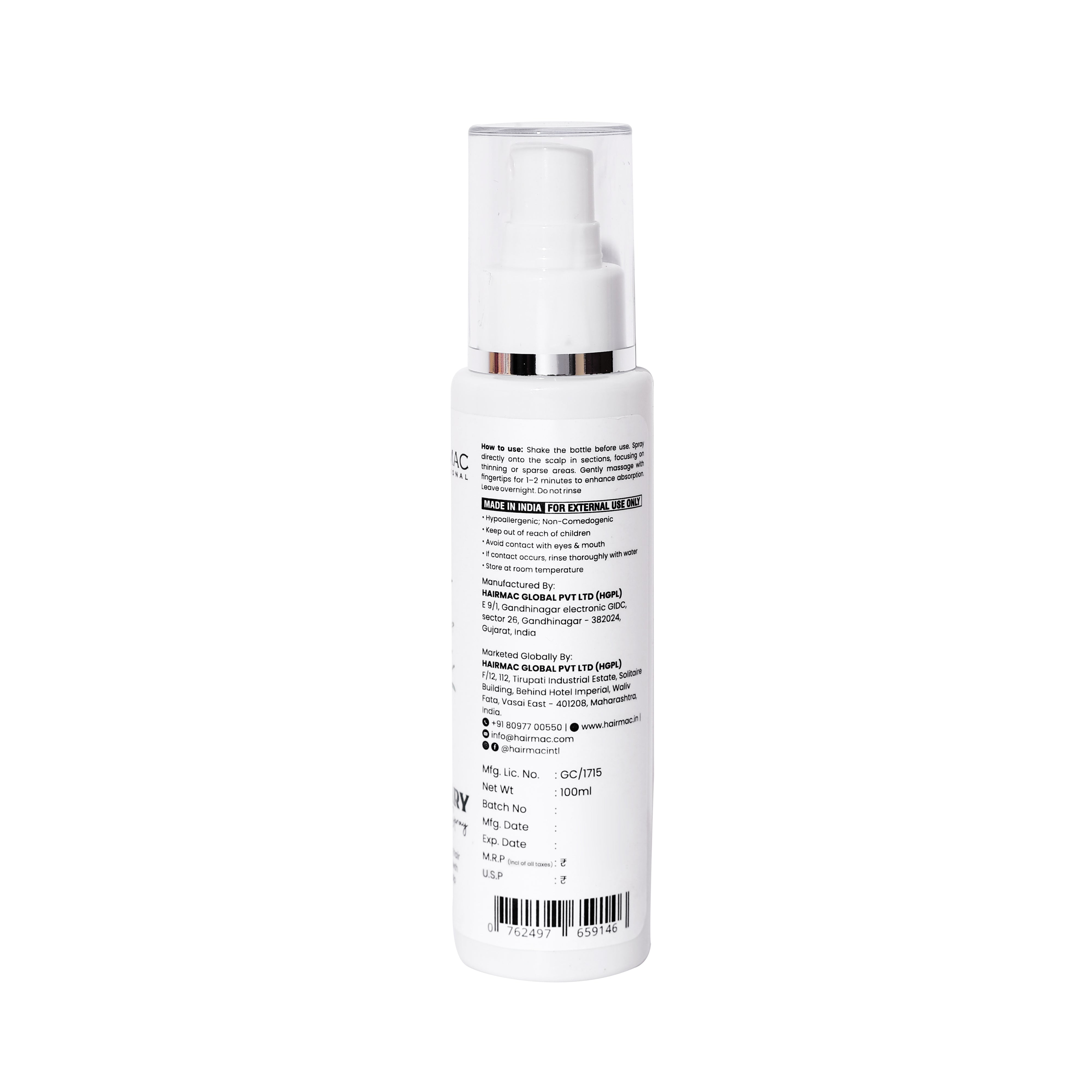 Rosemary Hair Growth Spray