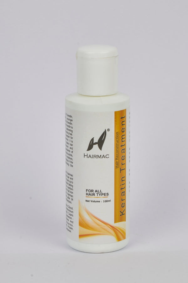 Hairmac Professional Keratin Treatment 100ml bottle for all hair types