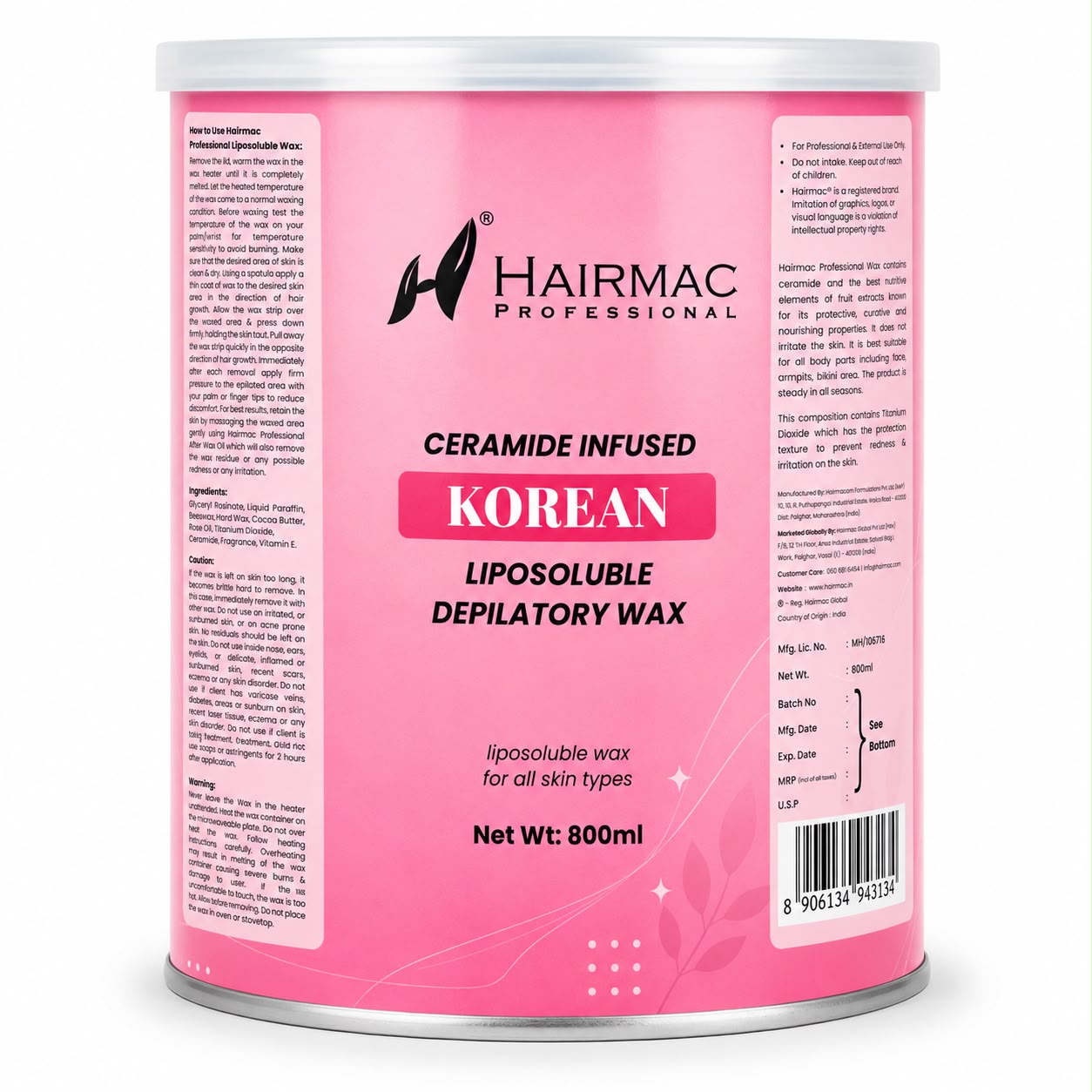 Korean Ceramide Wax